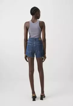 Джинсовые шорты VMTESS CUT OFF Vero Moda, темно-синий деним