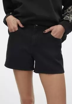 Джинсовые шорты Vmtess Vero Moda, черный деним