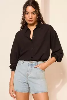 Джинсовые шорты в мамином стиле Friends Like These, синий