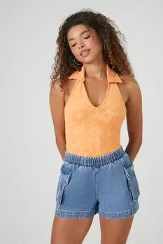 Джинсовые шорты в стиле ретро с высокой посадкой Forever 21, деним