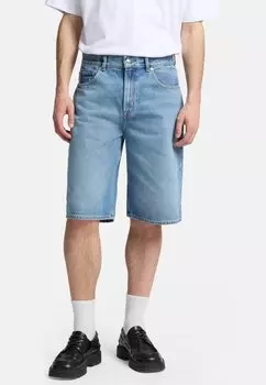 Джинсовые шорты WIDE LEG 7 for all mankind, светло-голубой