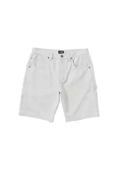 Джинсовые шорты WORKWEAR Billabong, серебристый