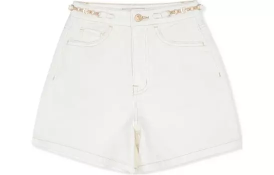 Джинсовые шорты женские белые Guess