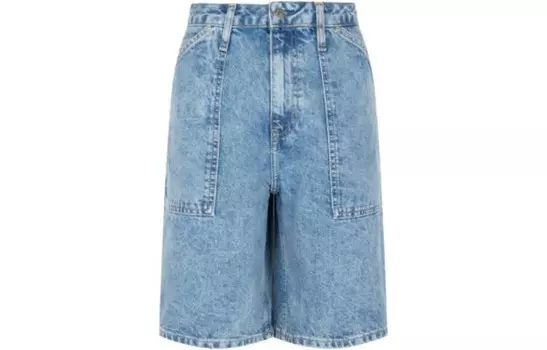 Джинсовые шорты женские джинсовые синие Calvin Klein