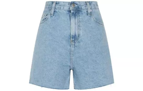 Джинсовые шорты женские джинсовые синие Calvin Klein
