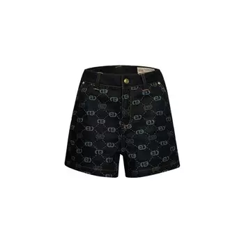 Джинсовые шорты женские джинсовые синие Evisu