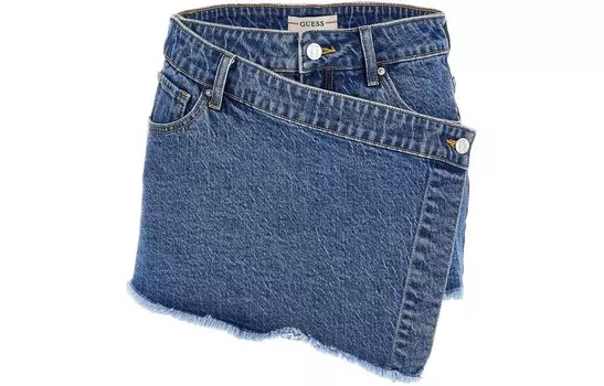Джинсовые шорты женские джинсовые синие Guess
