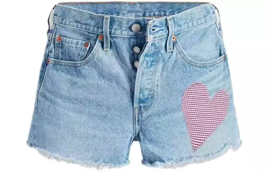 Джинсовые шорты женские джинсовые синие Levi’S