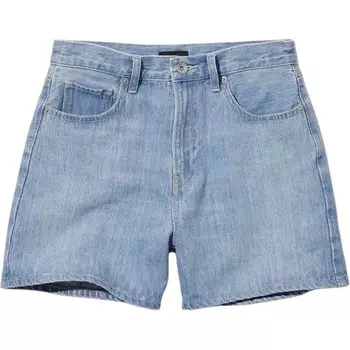 Джинсовые шорты женские небесно-голубые Uniqlo