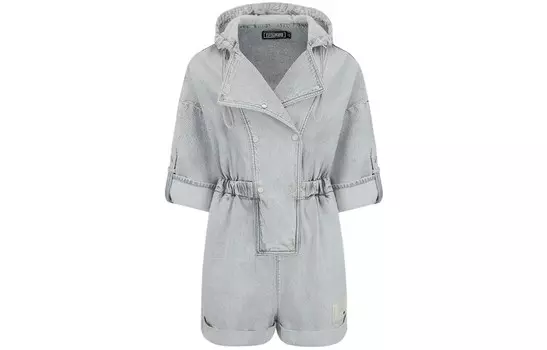 Джинсовые шорты женские серые Evisu