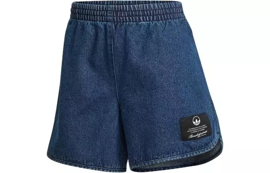 Джинсовые шорты женские синие Adidas