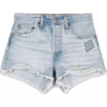 Джинсовые шорты женские светло-голубые Levi’S