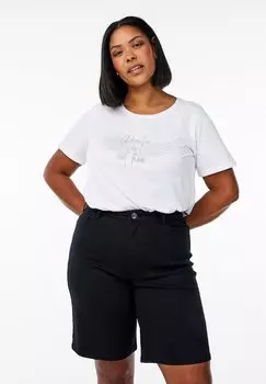 Джинсовые шорты Zizzi, черный