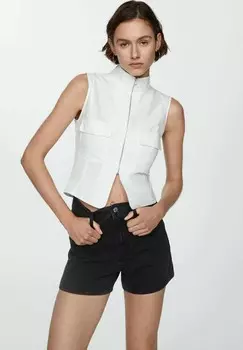 Джинсовые шорты ZOE Mango, черный деним