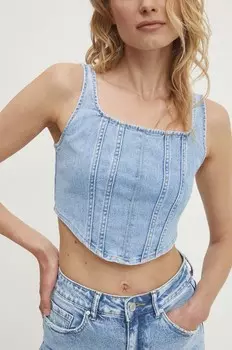 Джинсовые топы Answear Lab, синий