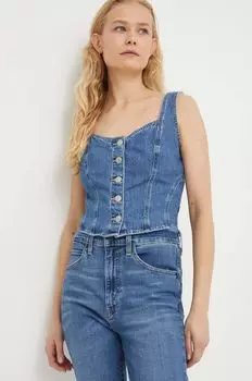 Джинсовые топы Levi's, синий