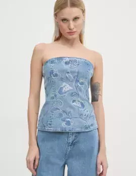 Джинсовые топы Rotate, синий