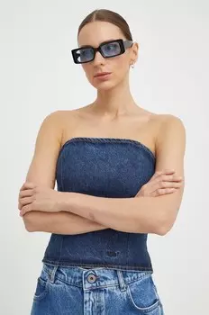 Джинсовые топы Won Hundred, темно-синий