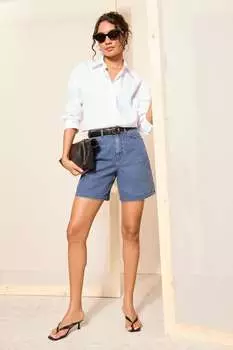 Джинсовые удлинённые шорты-бермуды Friends Like These, синий