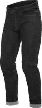 Джинсовые узкие мотоциклетные текстильные брюки Dainese, черный