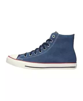 Джинсовые высокие кеды Converse, синий