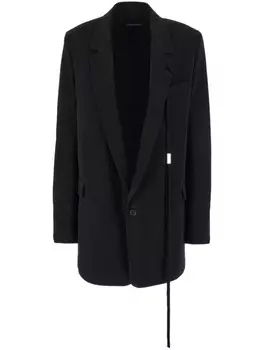 Джинсовый блейзер Ann Demeulemeester, черный