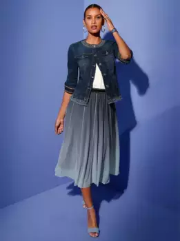 Джинсовый блейзер Creation L "Джинсовый блейзер", синий