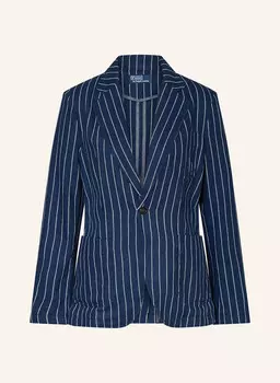 Джинсовый блейзер Роман с льном Polo Ralph Lauren, синий