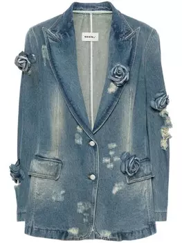 Джинсовый блейзер Rose Seen Users, синий