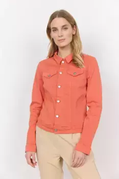 Джинсовый блейзер soyaconcept "SC-ERNA 2", джинсовая куртка индивидуального кроя и красивых цветов, цвет Dusty Clay