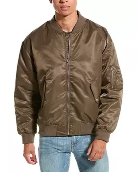 Джинсовый бомбер FRAME FRAME Denim, коричневый