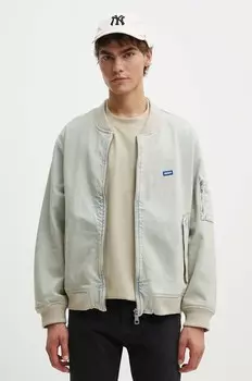 Джинсовый бомбер Hugo Blue, синий