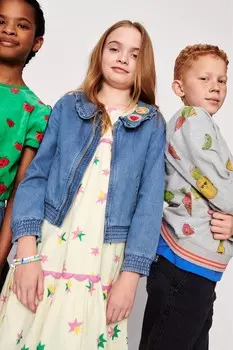 Джинсовый бомбер Monsoon, синий