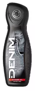 Джинсовый, Черный, гель для душа, 400 мл, Denim