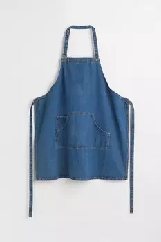 Джинсовый фартук H&M, синий
