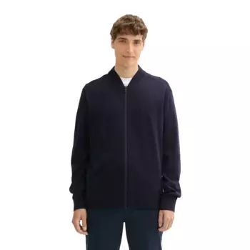 Джинсовый кардиган TOM TAILOR на молнии Tom Tailor Denim, синий