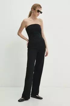 Джинсовый комбинезон Answear Lab, черный