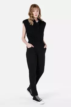 Джинсовый комбинезон без рукавов COLIN'S, черный