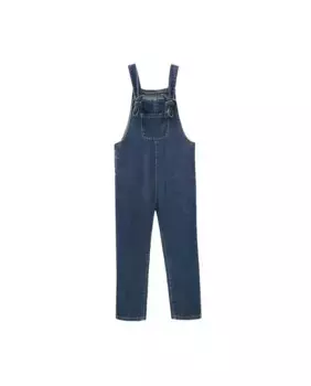Джинсовый комбинезон для девочки цвета индиго с передним карманом Dadati, индиго/синий