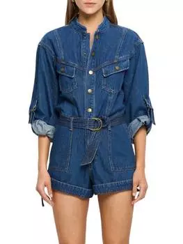 Джинсовый комбинезон Елена цвета индиго KIVARI