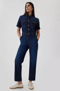 Джинсовый комбинезон Gap, синий