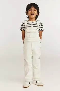 Джинсовый комбинезон H&M, белый