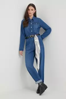 Джинсовый комбинезон Hunter Utility Pepe Jeans, синий