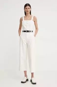 Джинсовый комбинезон Levi's, бежевый