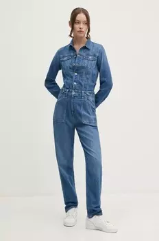 Джинсовый комбинезон Red Bull Racing x Pepe Jeans, синий