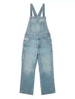 Джинсовый комбинезон с карманами Diesel, синий