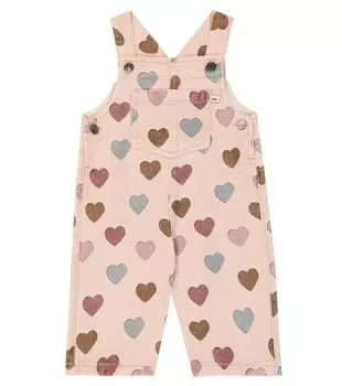 Джинсовый комбинезон с принтом baby elaine The New Society, синий