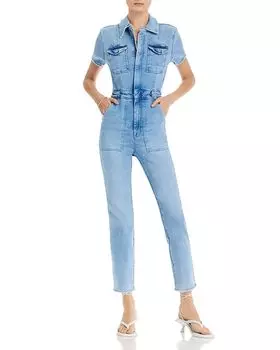 Джинсовый комбинезон с прямыми штанинами Fit For Success Good American