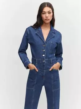 Джинсовый комбинезон Susan Mango, открытый синий