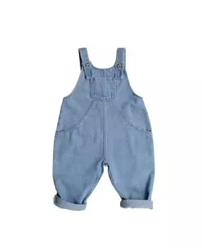 Джинсовый комбинезон свободного кроя из органического хлопка для мальчиков и девочек The Simple Folk